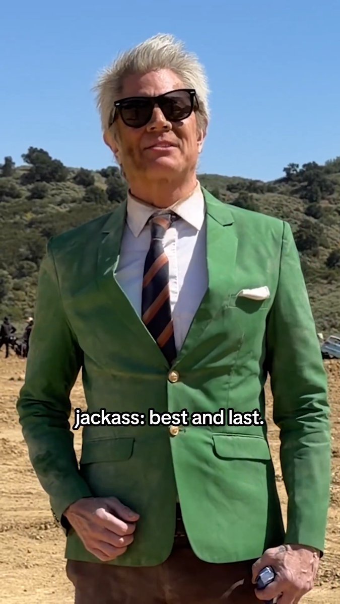 hi, i'm johnny knoxville, welcome to jackass! #jackassmovie #jackassbestandlast