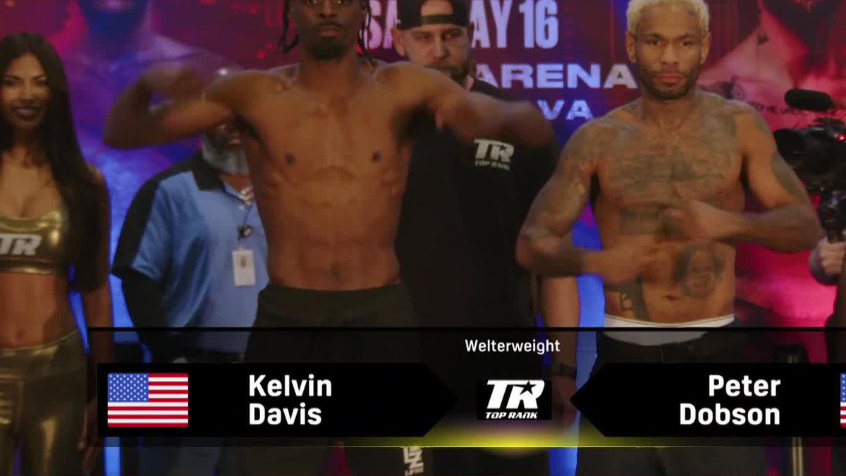 This one got heated! 🔥 Davis vs. Dobson 😤 #DavisAlbright2 | May 16 | Live on DAZN ▪️