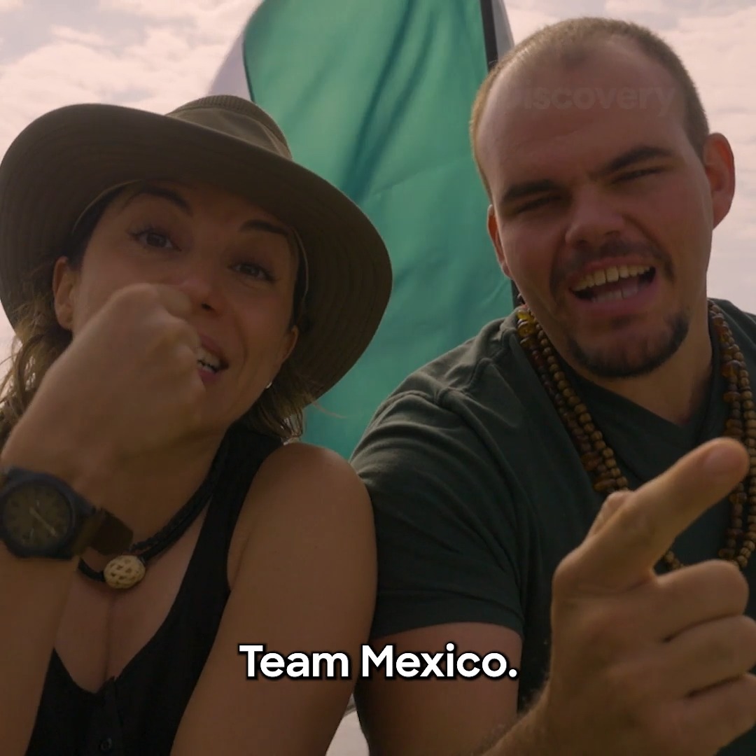 "It's not Mexi-can't, it's MexiCAN!" 😂 Root for Team Mexico when #NakedAndAfraid: Global Showdown premieres Sunday at 8P on Discovery.