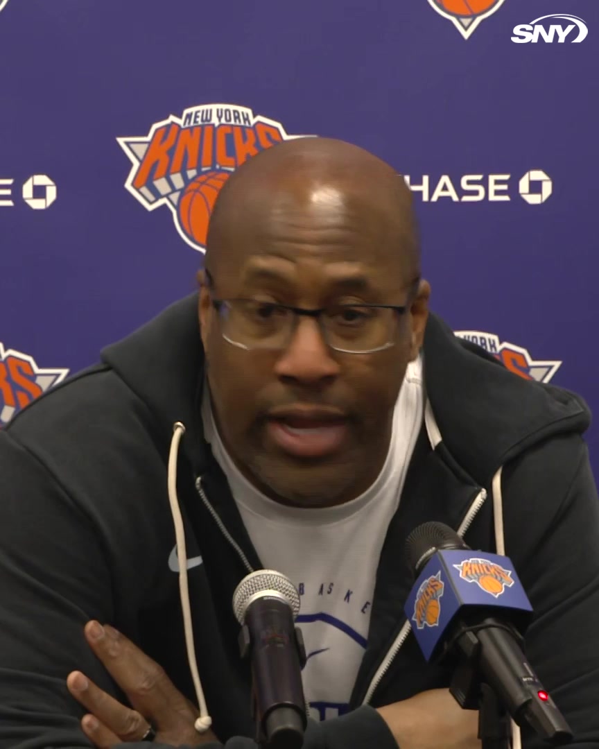 OG Anunoby fully participated in Knicks practice today "Everything we did today, he did" - Mike Brown