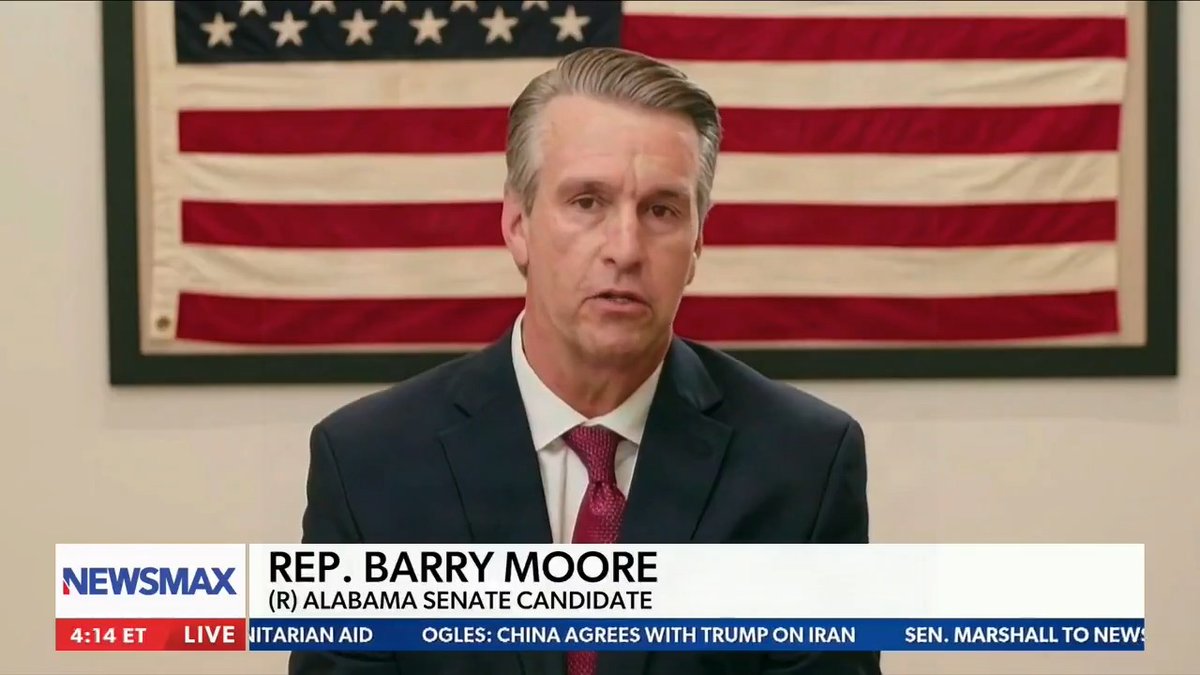 .Barry Moore for U.S. Senate has been on the TRUMP TRAIN since 2015 after Donald J. Trump came down the famous GOLDEN ESCALATOR! ALABAMA - SEND BARRY to the U.S. Senate where he will ADVANCE President Donald J. Trump' America First agenda and NEVER LET YOU DOWN! VOTE ON TUESDAY, MAY 19!
