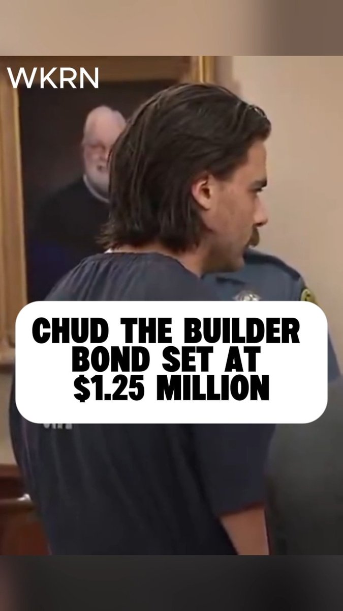 Chud the Builder reacts to his bond being set at $1.25M for charges related to the shooting. 🎥: WKRN