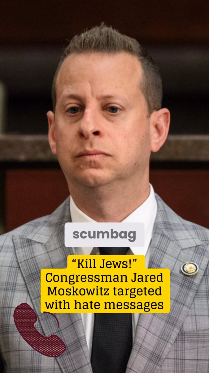 “The U.S. Government needs to kill Jews.” Congressman Jared Moskowitz, who represents Florida’s 23rd district, is receiving disturbing antisemitic messages. Note that for the caller, there is no difference between Jews, Jewry, Judaism, Israel, and Zionism. Hate against Israel is a thin disguise for antisemitism. He’s just saying it out loud.