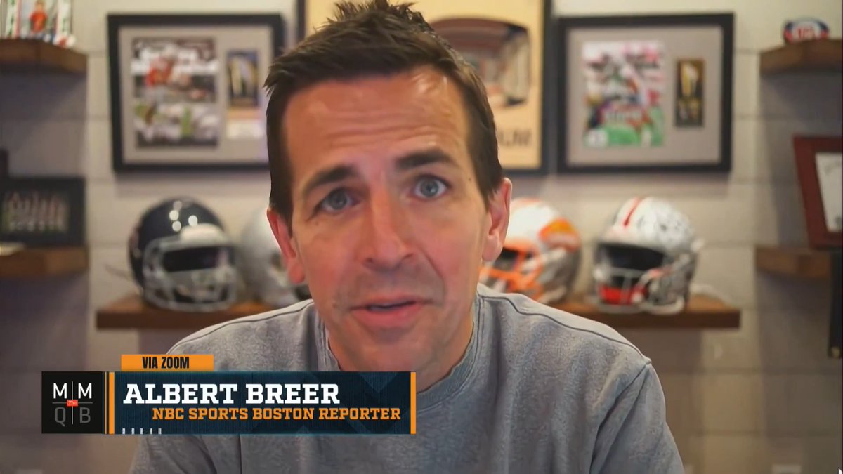 "I'd imagine he would take the questions. I think he understands the way all of this works." – Albert Breer on the #Patriots and Mike Vrabel