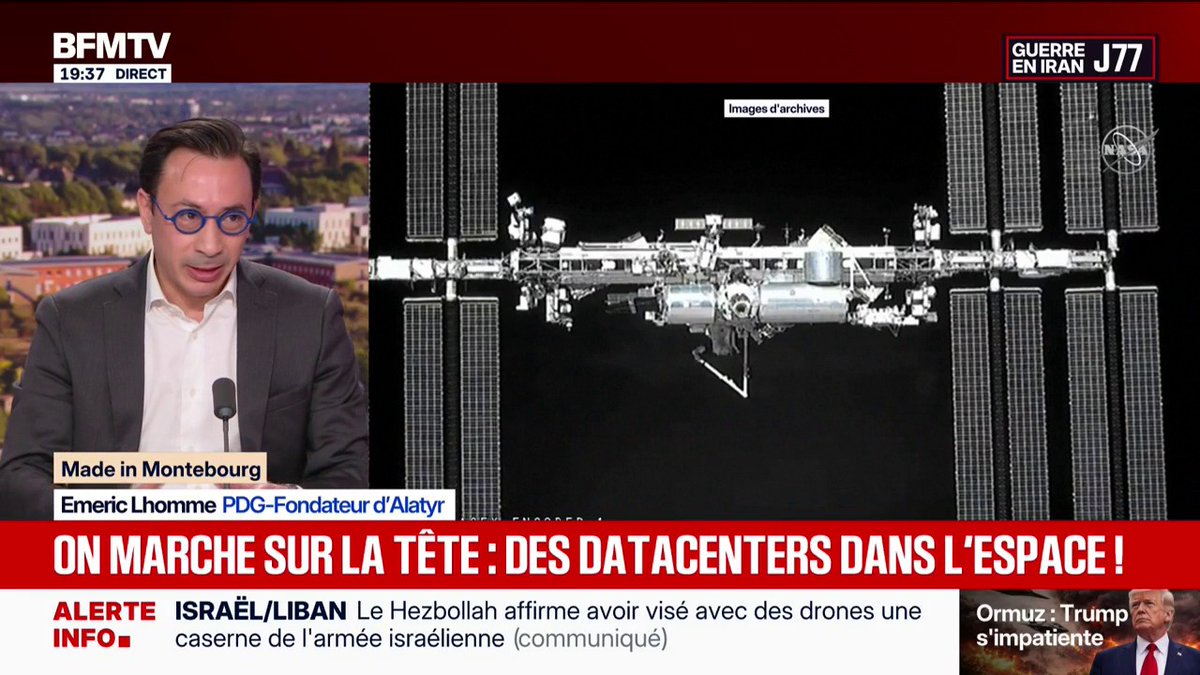 MADE IN MONTEBOURG - “Les datacenters orbitaux ce n’est plus du tout de la science fiction, ça va arriver”, annonce Emeric Lhomme, PDG et Fondateur d’Alatyr