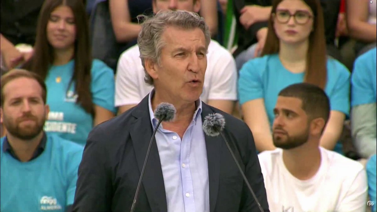 📺 TV en DIRECTO | Feijóo: "Se le ha ocurrido decir a Montero que quiere un Gobierno como el de Sánchez, pero en Andalucía. Pues lo siento, pero no. Andalucía no va a estar supeditada a los intereses del independentismo"