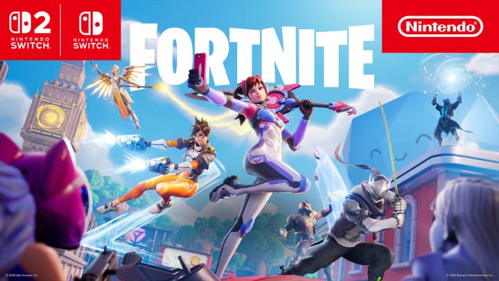 Cheers, love—Overwatch heroes are here in Fortnite! Experience new abilities, locations, and gameplay on Nintendo Switch 2 and Nintendo Switch: