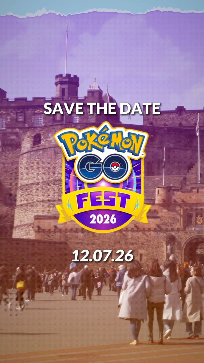 Edinburgh, we’re coming for you 👀 Join us on the 12th of July for a #PokémonGO Community Celebration in the city! 🏰 Expect loads of Scottish Trainers exploring the city, playing Pokémon GO together all day long. Tag a friend to invite them along 👇