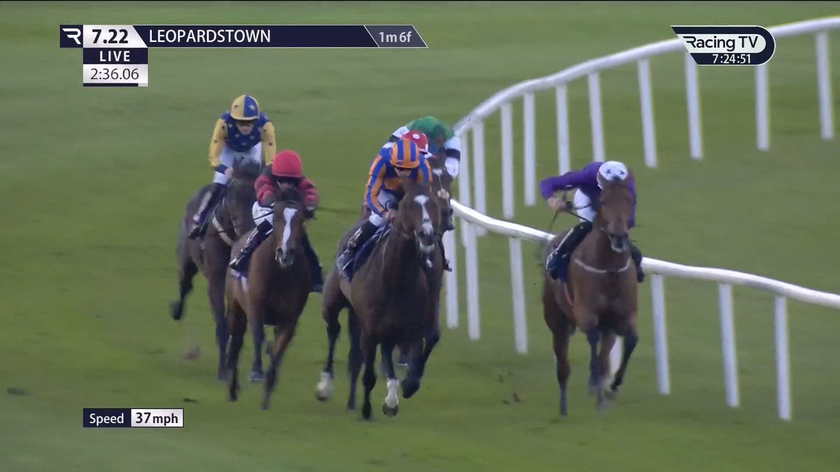 Scandinavia 👀 It's five in a row now for the dual Group 1 winner in the €70,000 Saval Beg Levmoss Stakes. Closer than expected (!) but some pretty fast late splits inside in the final half mile. What do you think? Leopardstown RC