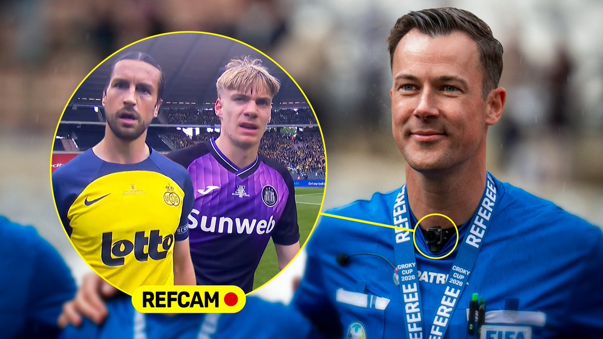 #REFCAM | De bekerfinale door de ogen van ref Bram Van Driessche! 🎥🧐 #USGAND Bekijk de volledige video GRATIS in de DAZN-app! 📲 #CrokyCup