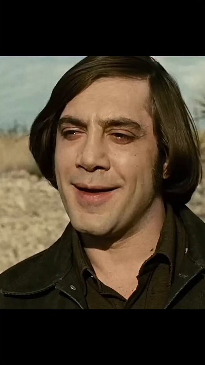 When directors Joel Coen and Ethan Coen approached Javier Bardem about playing Chigurh, he said, "I don't drive, I speak bad English and I hate violence." The Coens responded, "That's why we called you." Bardem said he took the role because his dream was to be in a Coen Brothers film. When he first saw his new haircut, Javier Bardem said, "Oh no, now I won't get laid for the next two months." The Coens responded by happily high-fiving each other; Bardem's response meant Chigurh would look as creepy as they had hoped. No Country For Old Men (2007).
