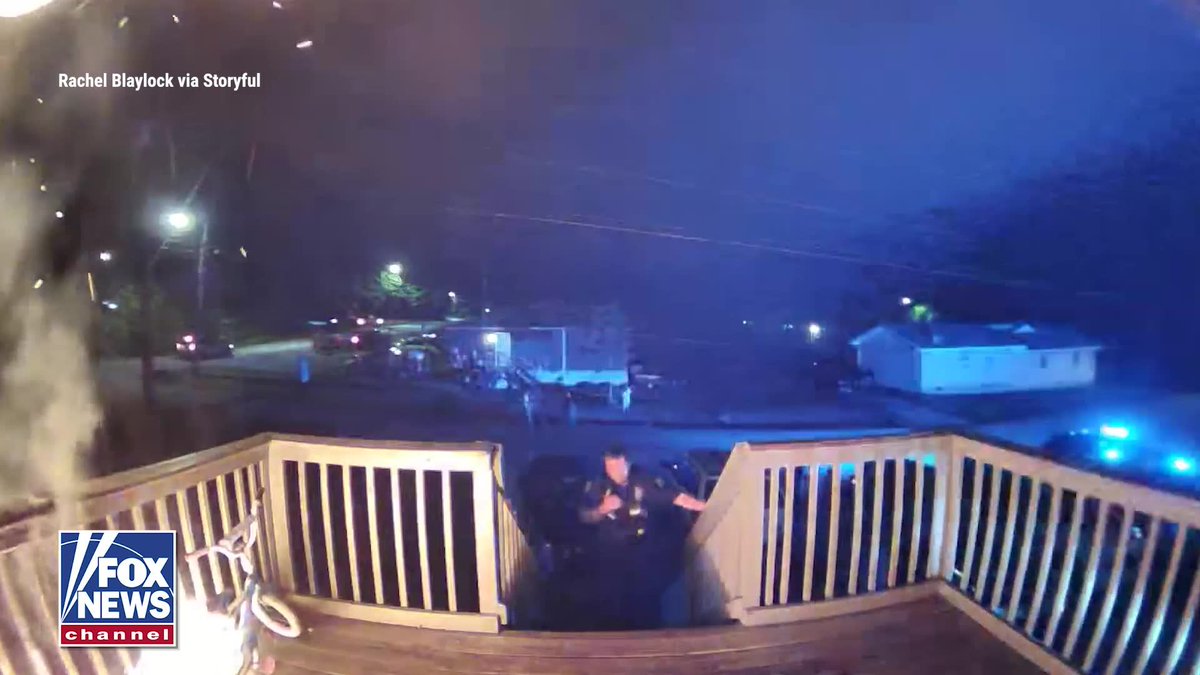 A hero cop in Tennessee kicks down the door of a burning apartment building to rescue a mom and her two children from a blazing inferno – carrying out the four-year-old daughter in his arms. Newly released Ring camera footage shows the officer during the daring rescue. According to the Chattanooga Police Department, Officer Rogers rushed into the second-floor home after neighbors reported that people were trapped inside. No injuries were reported, and the fire was brought under control within 20 minutes as the family now raises money for relocation costs through a GoFundMe campaign.