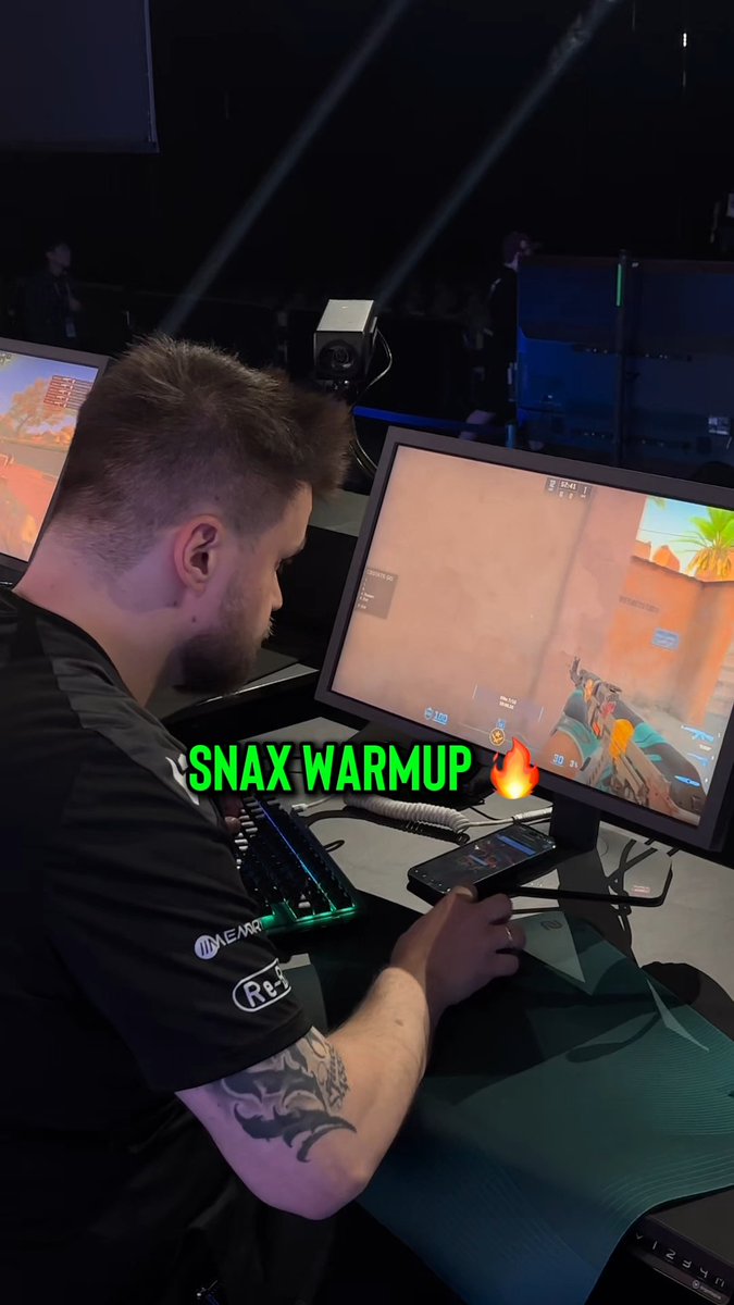 How Snax warms up for an #IEM Quarter-Final 🎯