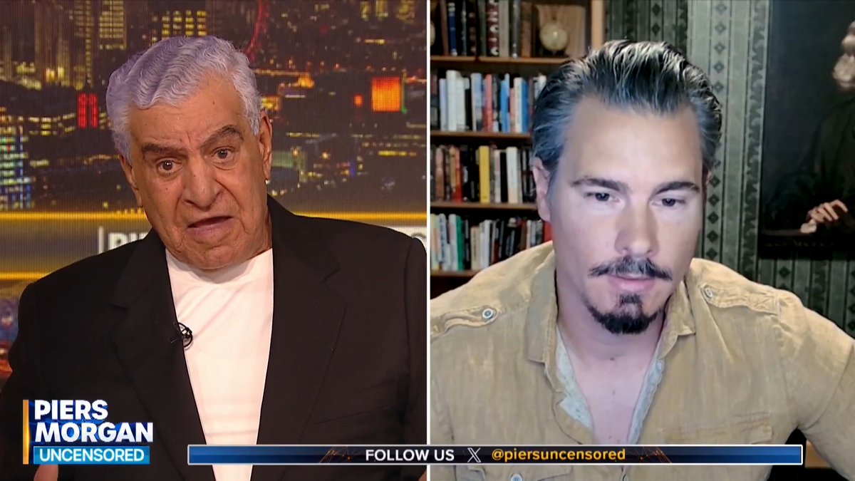 "We can do a scan and validate or invalidate the idea of this mega structure under the Pyramids!" Timothy Alberino asks Dr Zahi Hawass if he can use a "state of the art" radar over Giza. 📺 Piers Morgan | Timothy Alberino