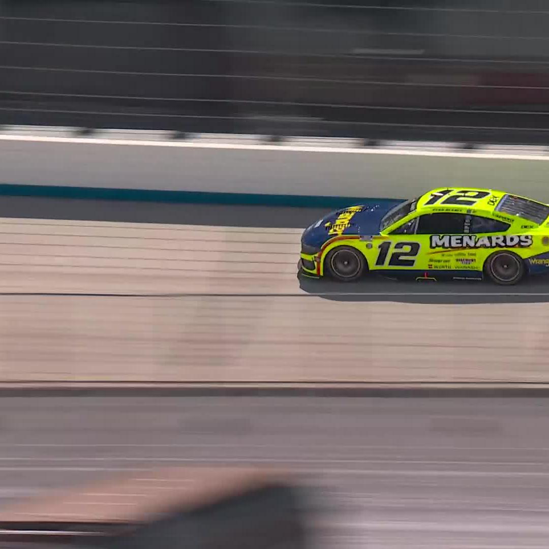 To get the pole tomorrow, pit road entry has to be solid. #AllStarRace