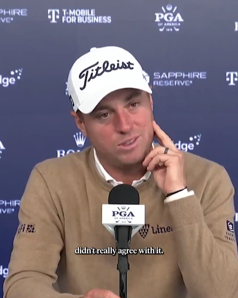 Justin Thomas discussed his group being put on the clock during the second round of the PGA Championship. 🗣️