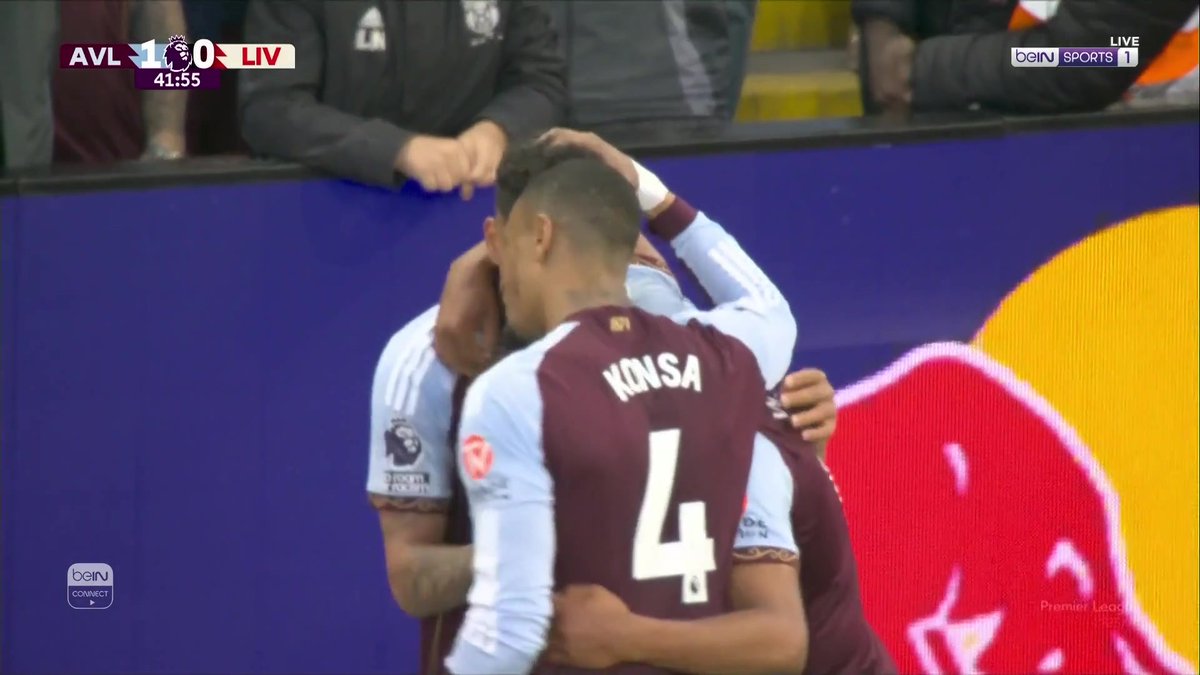 ⚽🔥 مورغان روجرز يفتتح التسجيل لأستون فيلا بتسديدة مميزة 🎯 #الدوري_الإنجليزي_الممتاز #PremierLeague