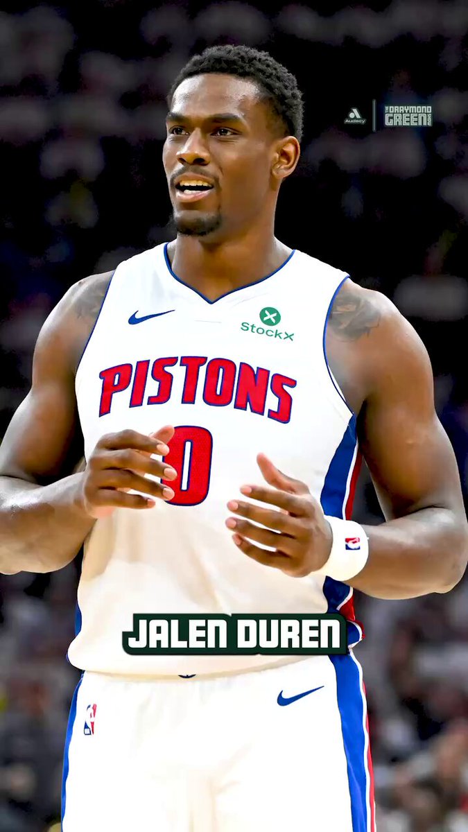 "I don't know that [The Pistons] can win at a very high level with Jalen Duren not in the game" - Draymond Green breaks down why Detroit's center is struggling offensively in the #NBAPlayoffs