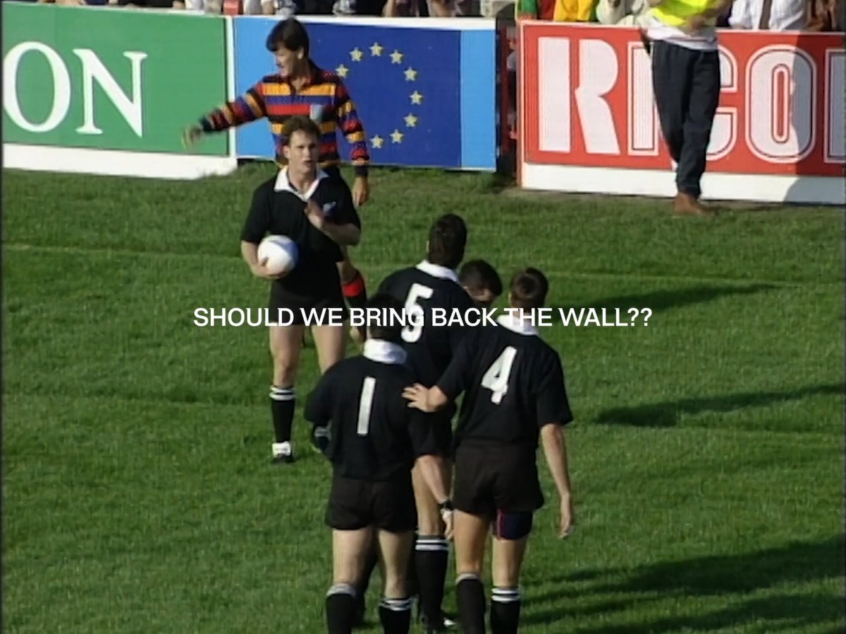 Bring back the wall. 🧱 A 1991 classic againsst Italy Italy returns to Wellington in July, lock in your seats now: