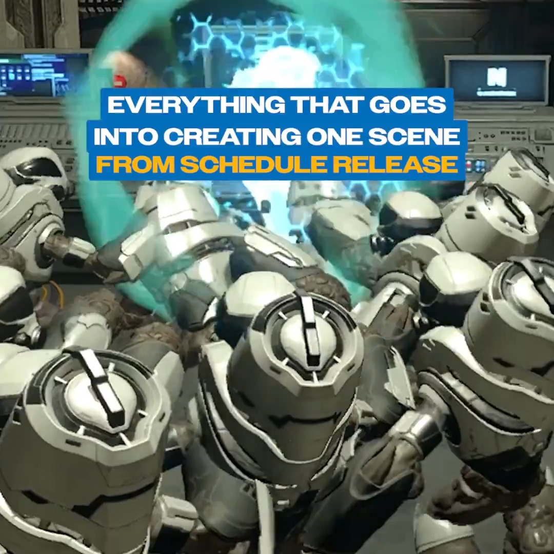 how did we make our halo schedule release video?