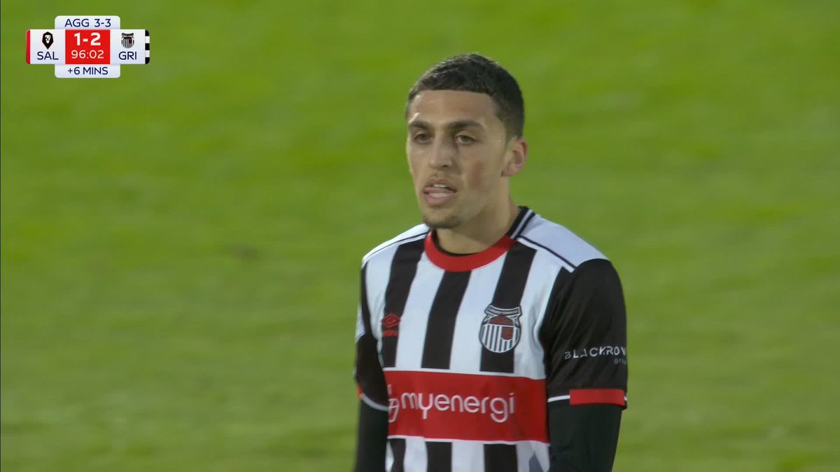 Extra time beckons after two goals in five minutes from Grimsby 👀 Which team will make it to Wembley?