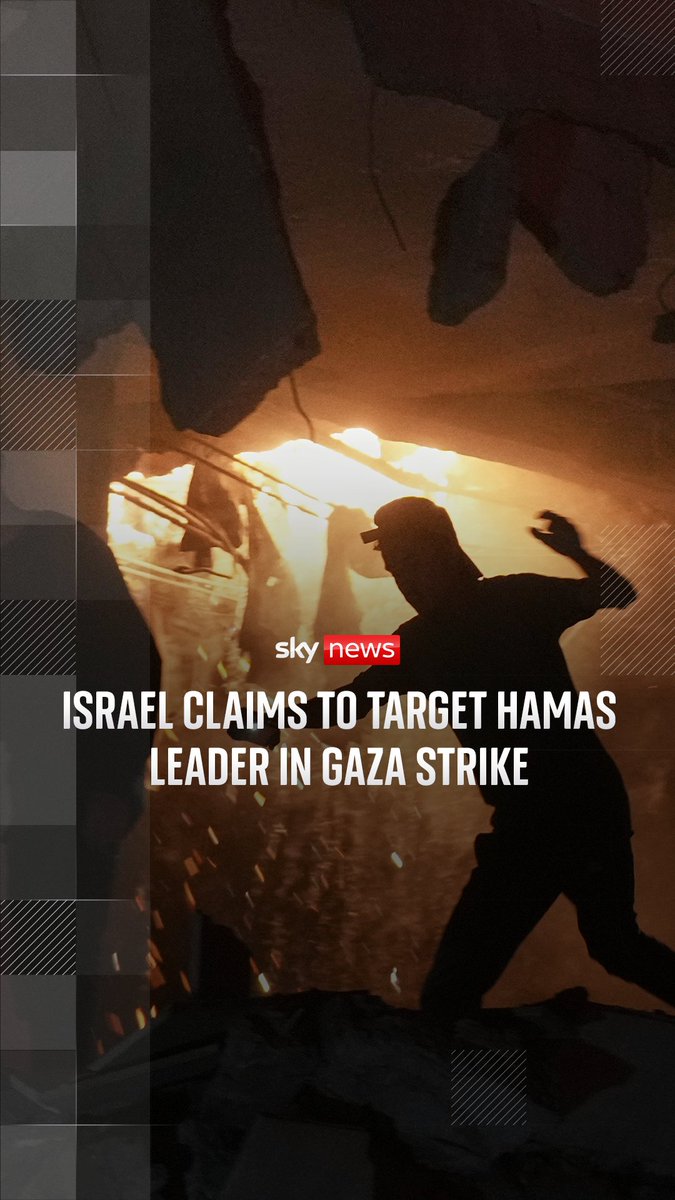 Israel said it had targeted the head of Hamas in an airstrike. At least seven people were killed and dozens injured. Witnesses said the first air strike targeted an apartment, with a second strike on a nearby street following shortly after.