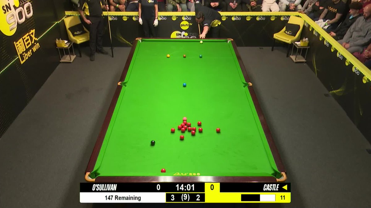 Billy Castle levels the match against Ronnie O'Sullivan! It's 3-3 👏