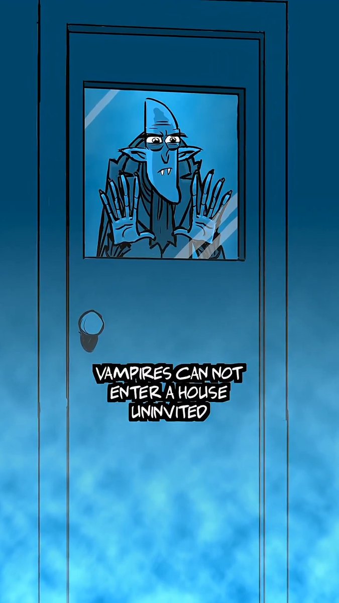 VAMPIRES INVENTED WELCOME MATS?!