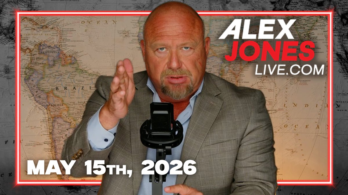 FULL FRIDAY SHOW: Trump Refuses To Tell Xi If US Would Send Troops To Defend Taiwan As Two Powers Secure Trade Wins! CIA Head Spotted In Cuba As Collapse/Regime Change Imminent! PLUS, Stagflation Fears Mount In US! Retired Border Patrol Head- Gregory Bovino- Joins Alex Jones To Reveal That There Is A Border Patrol/ICE Stand-Down Of Interior Enforcement, And The DHS Is Systematically Being Purged Of Border Hawks & Replaced With Biden-Era Officials/NGOs! Jason Bermas Hosts The Final Hour Of The Alex Jones Show! THIS IS MUST-WATCH/SHARE INFO! — 5/15/26