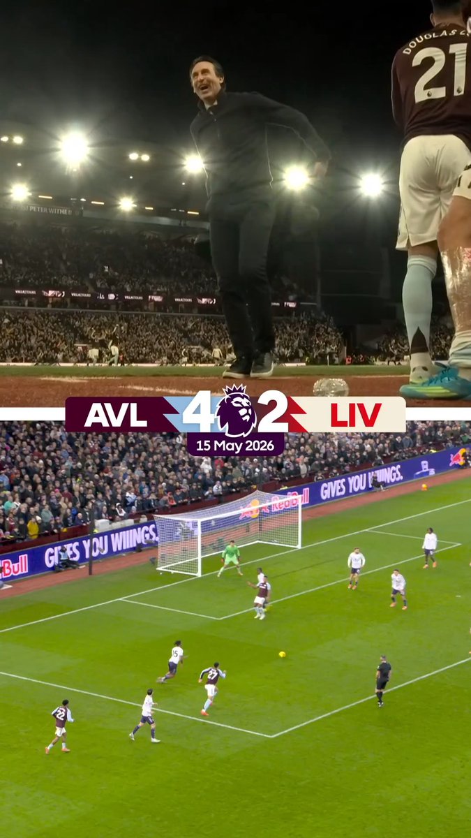 Unai Emery's trademark celebration! ๐ ๐ Aston Villa
