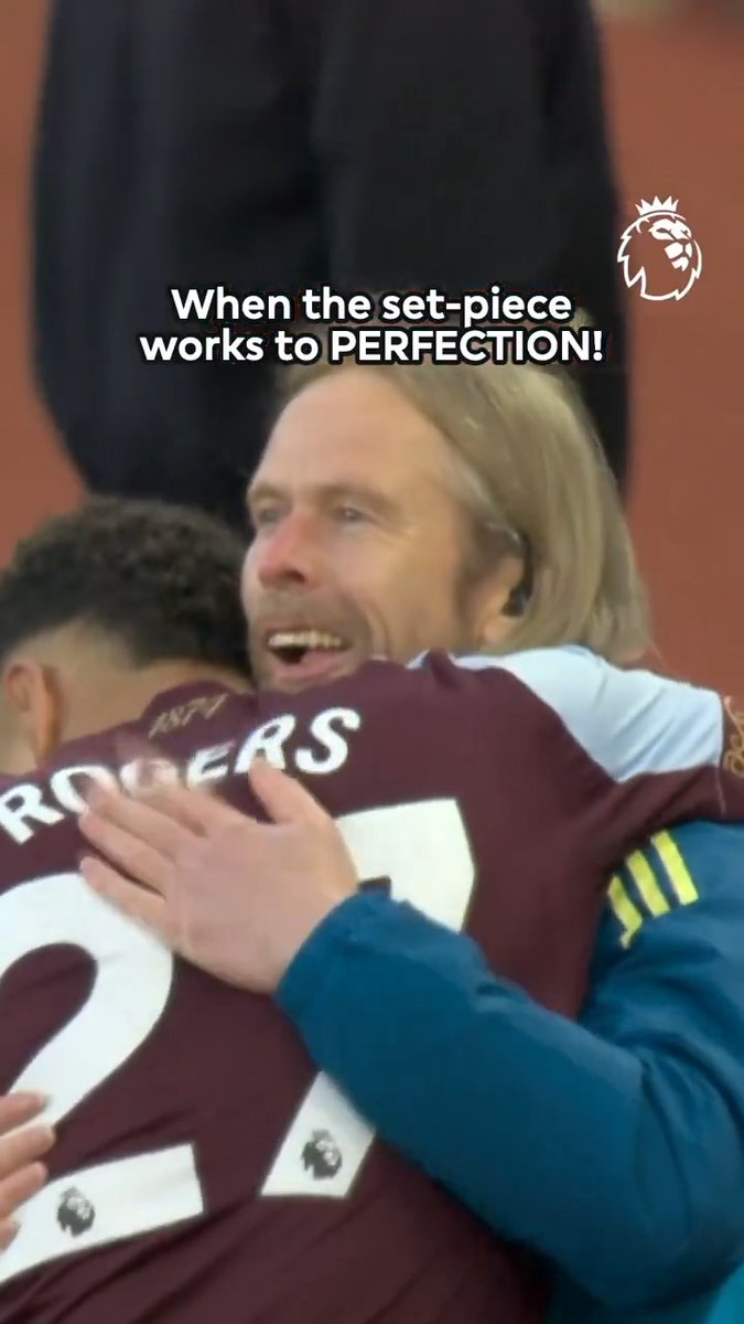 A goal straight off the training ground 👊 Aston Villa set-piece coach, Austin MacPhee, LOVED Morgan Rogers' opener against Liverpool!