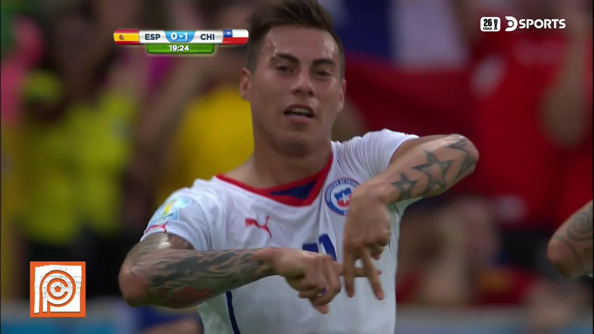 NOSTALGIA PURA 🇨🇱⚽ Definición deluxe de Eduardo Vargas en el Mundial 2014 para abrir el marcador en la victoria ante España por 2-0. 🎙️ #PuroConcepto con Juan Pablo Varsky