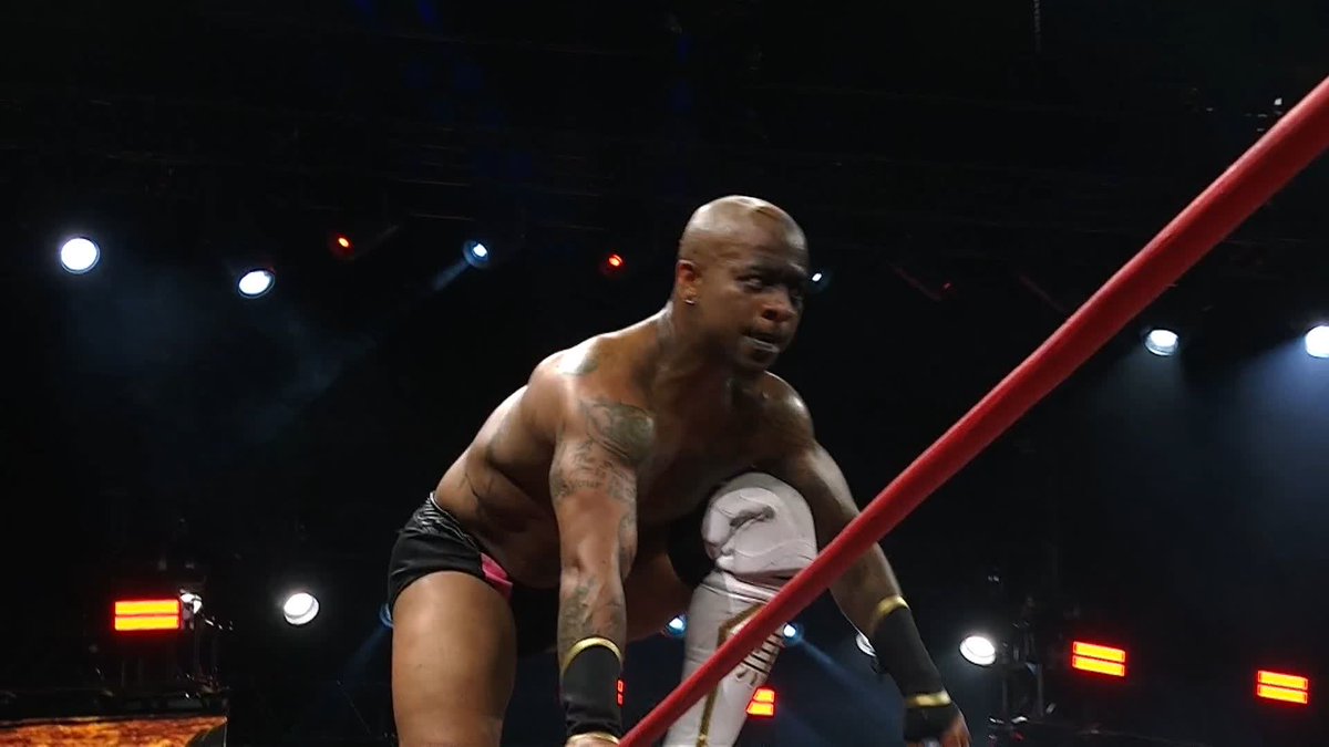 #ANDSTILL ACTION ANDRETTI TURNED ON LIO RUSH AND COST HIM THE MATCH AND THE ROH TV TITLE AR FOX RETAINS THE TITLE #ROHSupercard #ROH