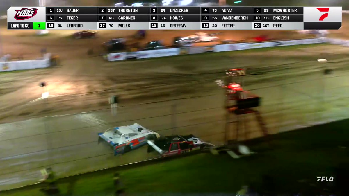 🏁 WHAT A FINISH at Quincy Raceways! Jordan Bauer gets his first career MARS Championship Series win in a photo finish! #MARSLateModels
