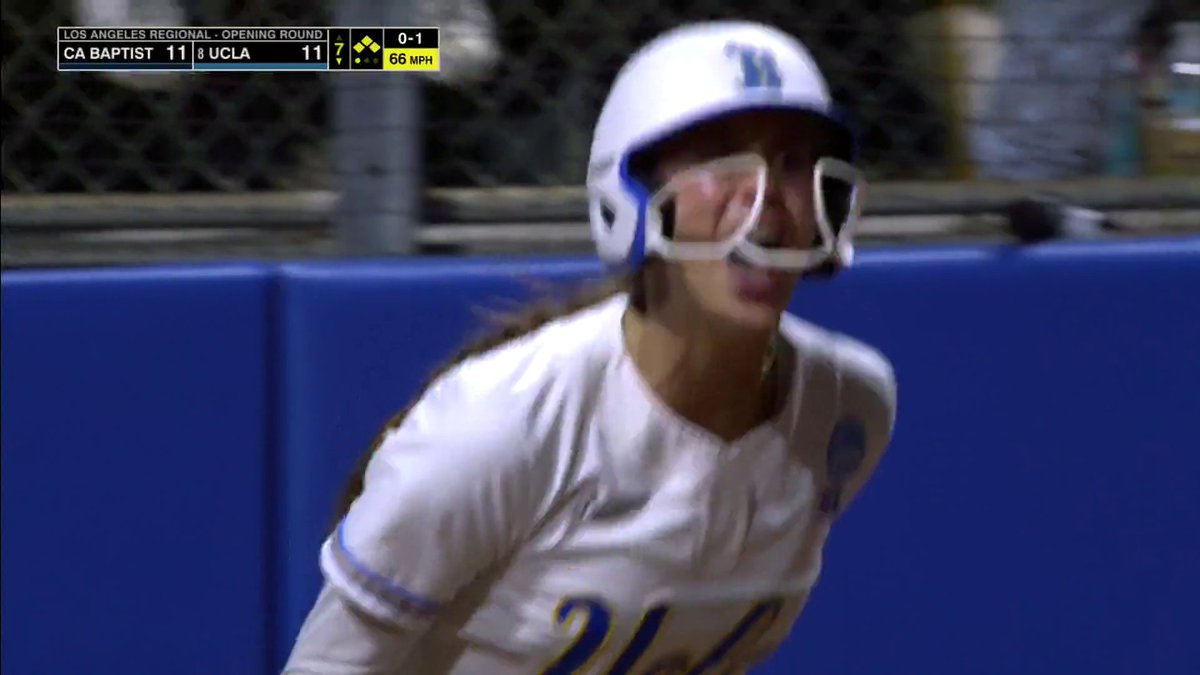 FROM DOWN TWO RUNS IN THE BOTTOM OF THE SEVENTH INNING ‼️ UCLA WALKS IT OFF 🔥