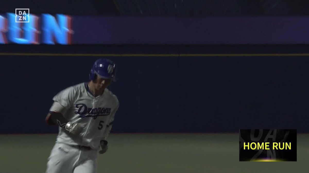 3ベース・ホームランの大暴れ ストレートを捉えてフェンスオーバー 村松開人の打撃がアツアツすぎる🔥 ⚾️中日×ヤクルト #dragons #だったらDAZN