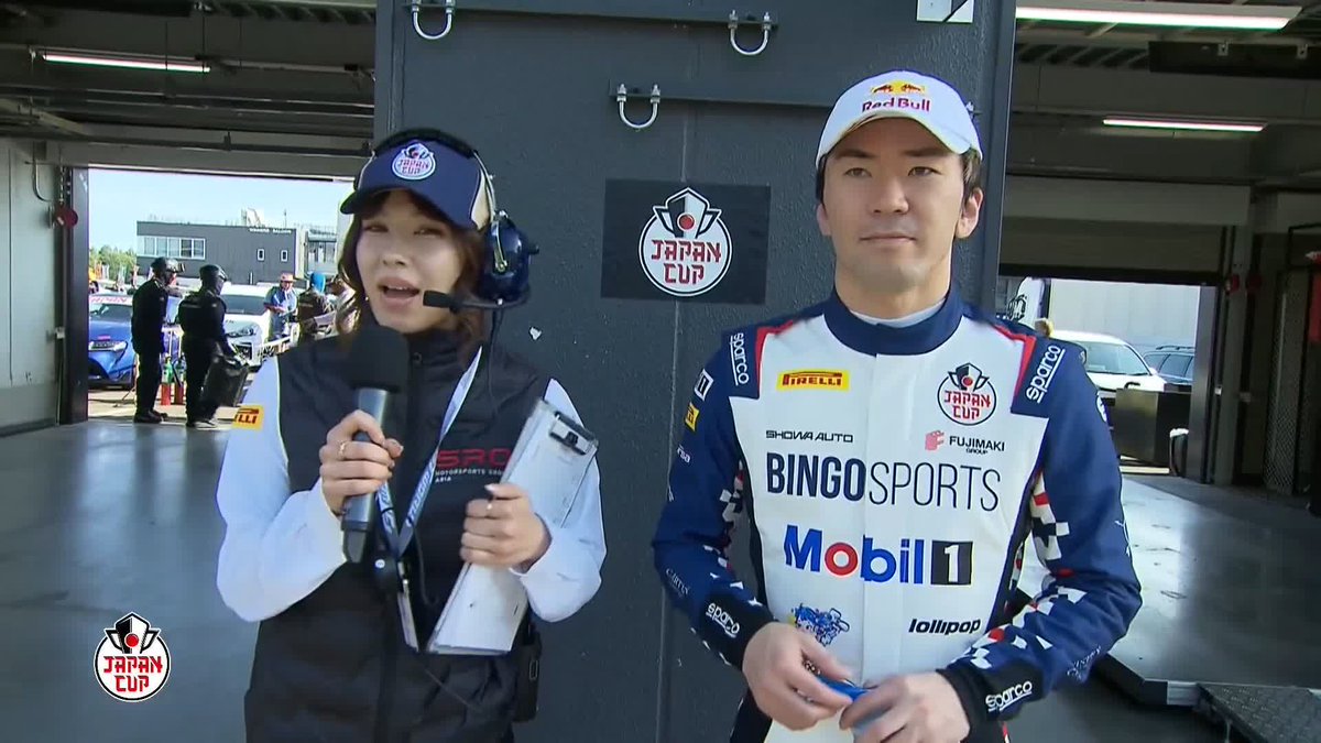 笹原右京選手のポールポジションインタビュー🎤 ライブ配信🔻 #JapanCup #GT3 #GT4