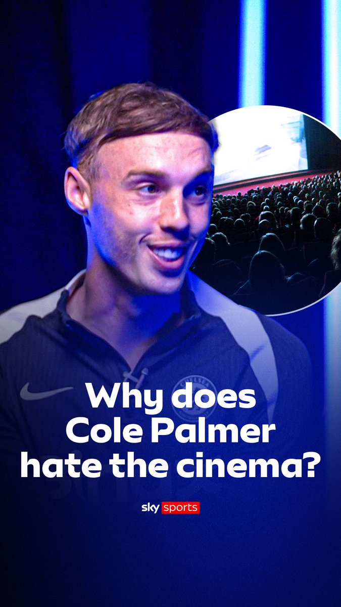 "I've got reasons!" Why does Cole Palmer hate going to the cinema? 🎦