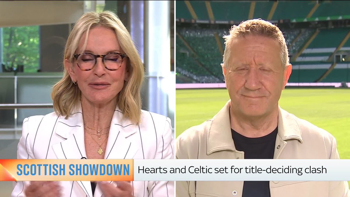 "This would be seismic." Former Hearts footballer John Robertson tells Jacquie Beltrao 'immortality awaits' for the side going into the last day of the Scottish Premiership season as they face Celtic in a title-deciding clash in Glasgow. 📺 Sky 501