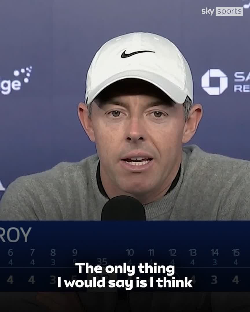Rory McIlroy raised concerns about the course setup at Aronimink Golf Club given how 'bunched' the leaderboard is 🗣️
