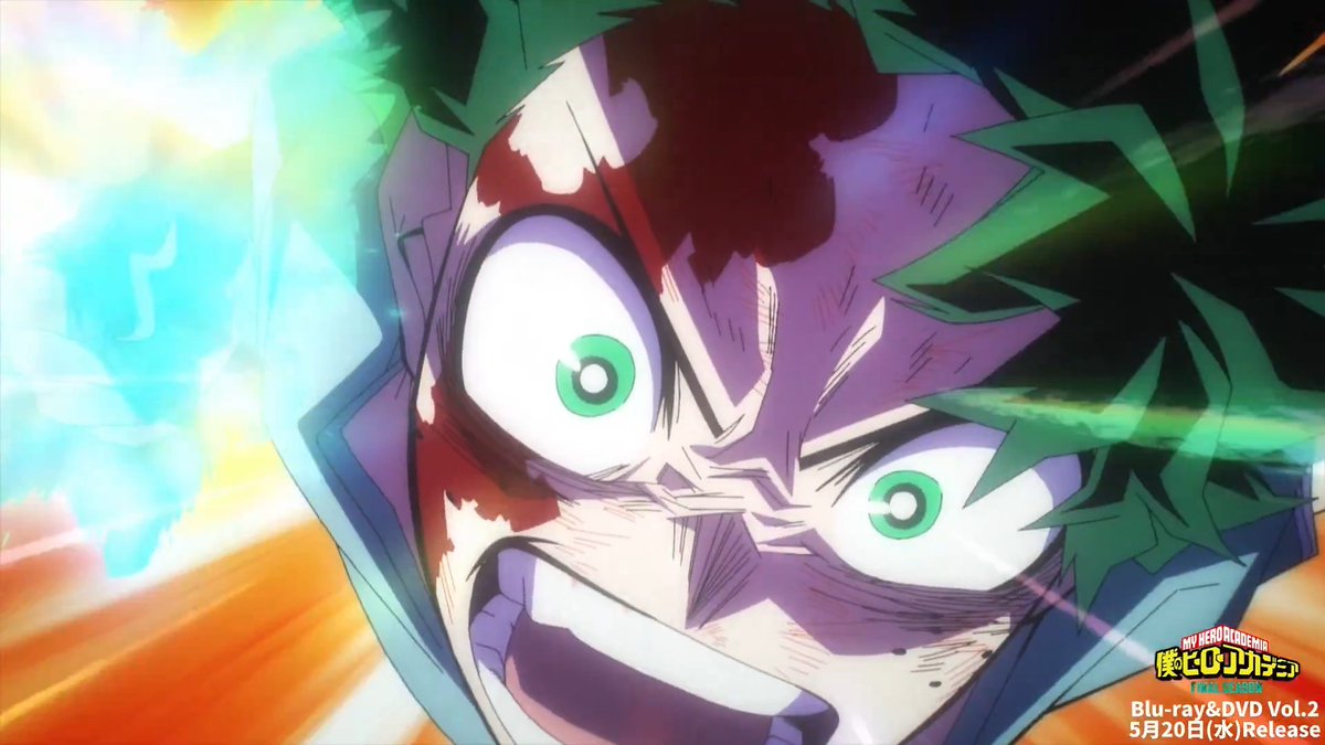◤ #ヒロアカ FINAL SEASON BD&amp;DVD Vol.2発売まであと4⃣日!! ◢ ジャケットは キャラクターデザイン・馬越嘉彦氏 描き下ろし三方背ケース!! ファイナルバトルを何度でも お楽しみください!! 第2巻は5月20日(水)発売!! ▶ #heroaca_a