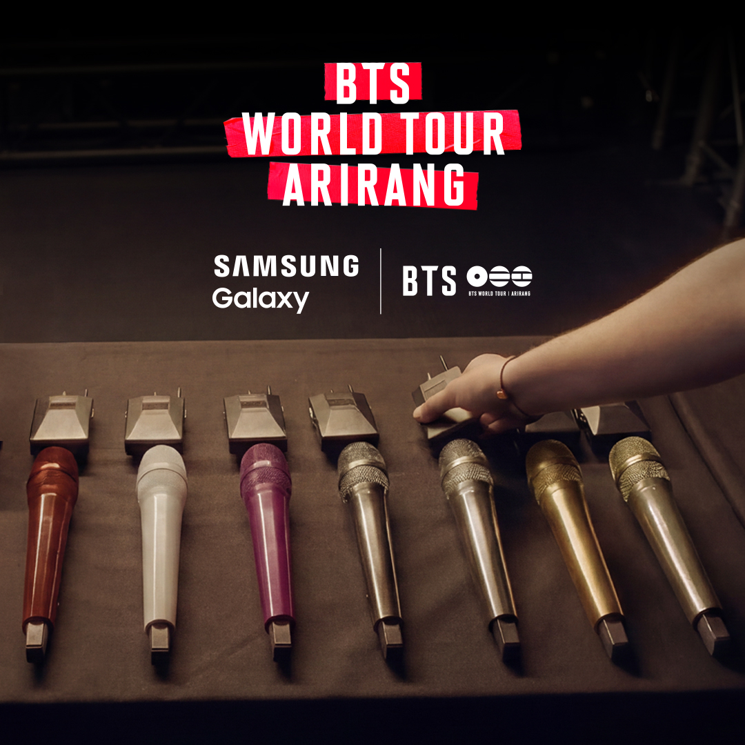 Make the stadium jump at BTS WORLD TOUR 'ARIRANG' 🌏 Eyes on the stage. Hands in the air. Sing along with them. This memorable moment is captured #withGalaxy. #GalaxyAI #GalaxyS26Ultra #BTS_WORLDTOUR_ARIRANG_SPONSOR #Samsung Learn more:
