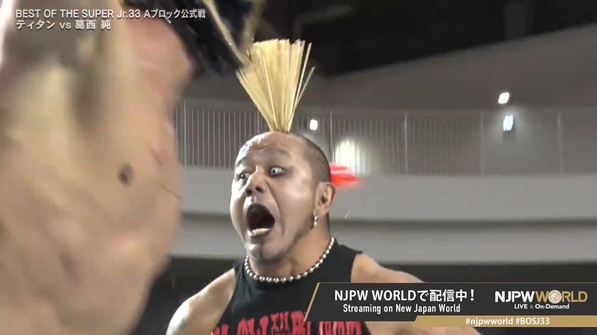 .Titan “Bamboo Skewer→Tope Suicida” From the profile URL #njpwworld #BOSJ33
