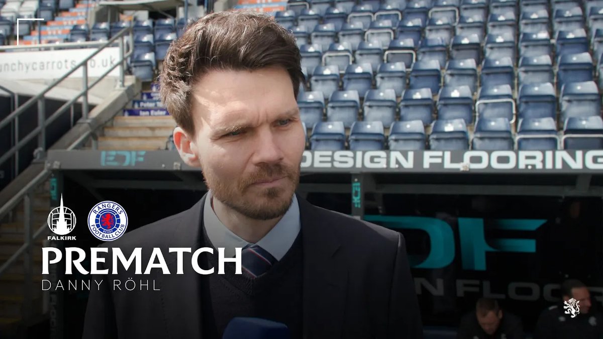 🎙️ Danny Röhl spoke to RangersTV ahead of our game at Falkirk.