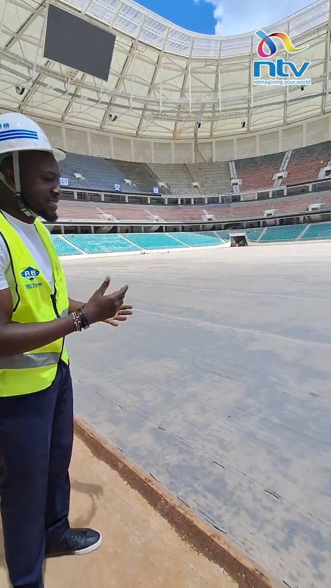 How far along is the construction of the Talanta Stadium ahead of AFCON 2027? NTV’s sports reporter Elijah Ouko gives us a tour. Watch 👇