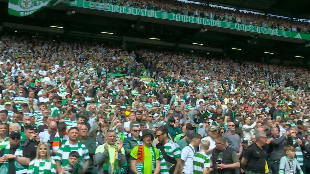 😢 "The tears have already started" It's set to be an emotional day at Celtic Park ⤵️