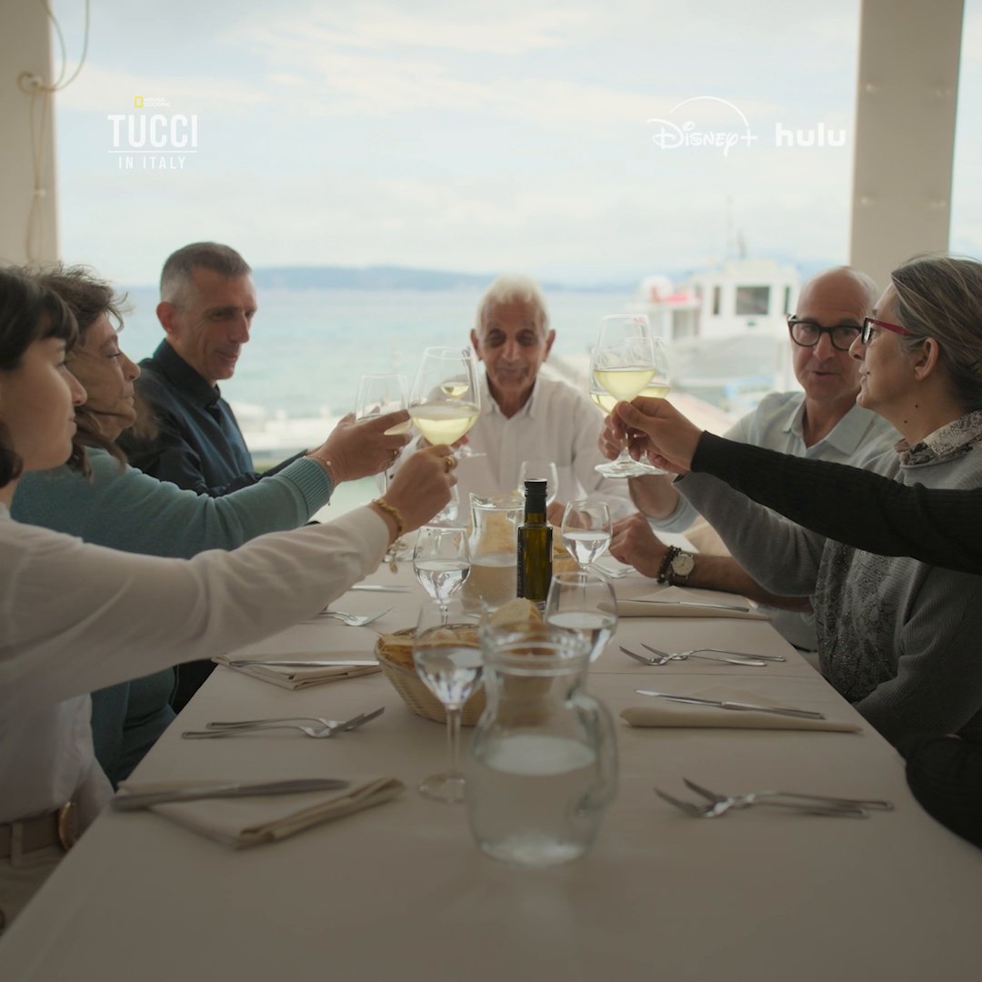 Few get the chance to dine with a king, but on Tavolara, you can eat at his restaurant. #TucciInItaly is now streaming on Disney+ and Hulu.