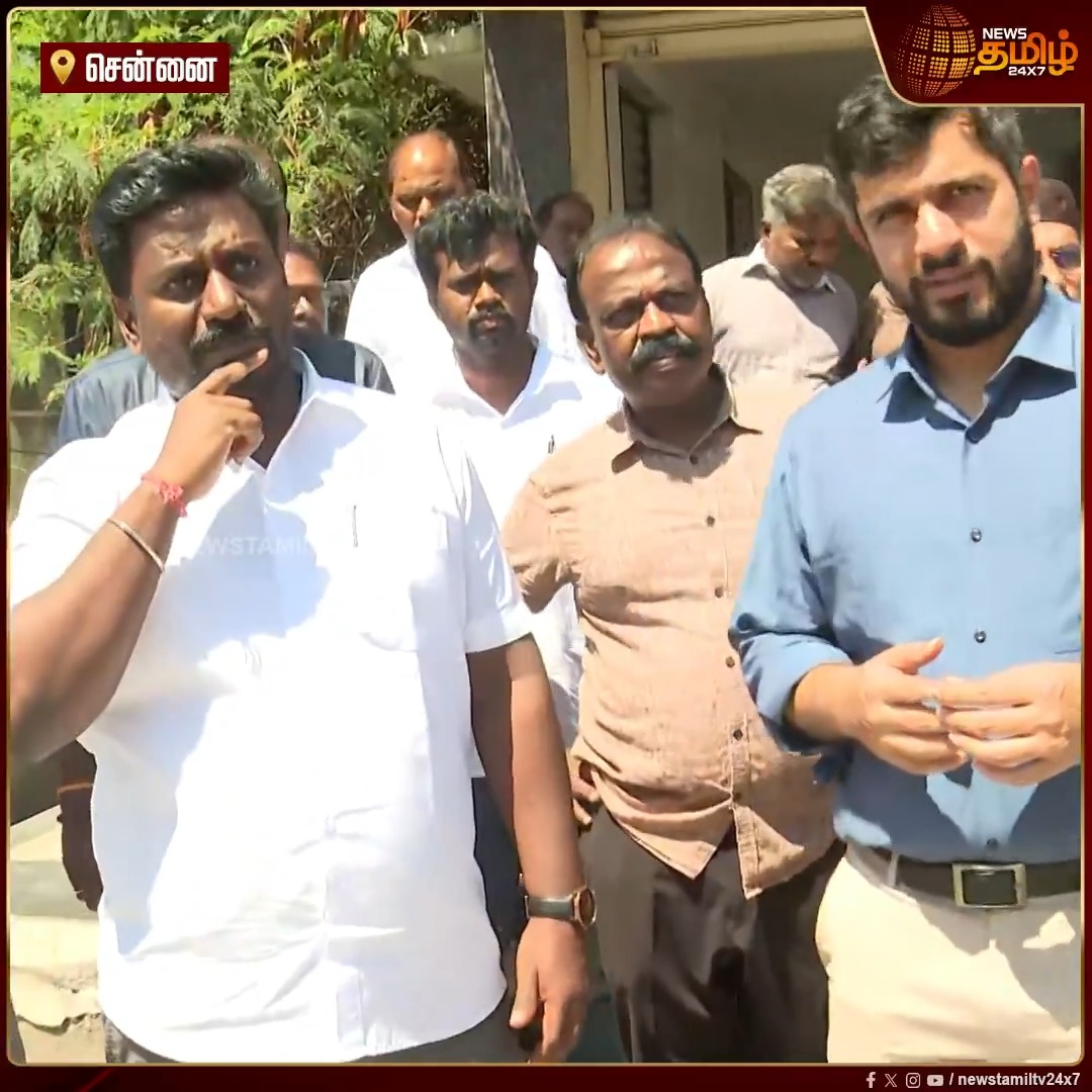 சென்னை கீழ்ப்பாக்கம் அரசு மருத்துவமனை அருகில் உள்ள சுரங்கப்பாதையில் பாதசாரிகள் செல்வதற்கு கண்காணிப்பு கேமரா இல்லாதது குறித்து அமைச்சர் ராஜ்மோகன் மாநகராட்சி அதிகாரிகளுடன் ஆய்வு💥 CMOTamilNadu