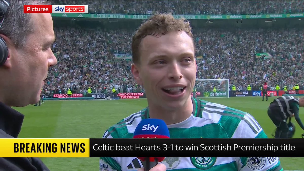 BREAKING: Celtic beat Hearts 3-1 to win Scottish Premiership title 📺 Sky 501, Virgin 602, Freeview 233, and YouTube