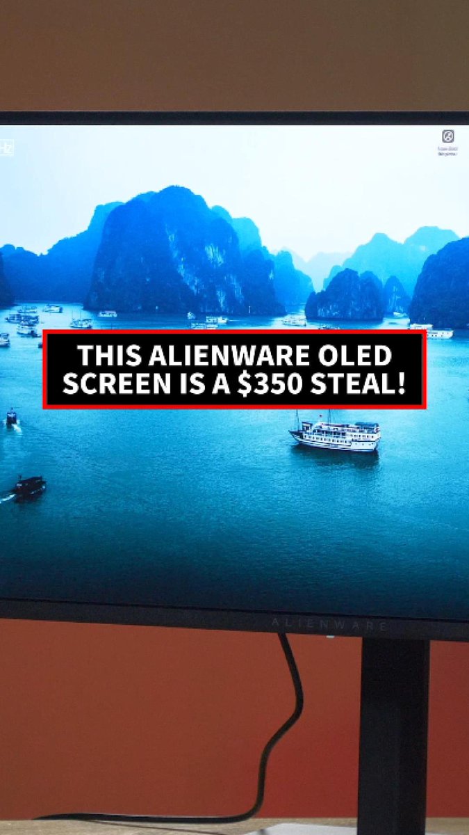 Alienware is finally bringing OLED tech to the masses. 🖥️🔥 We’re used to seeing OLED gaming monitors go for around $1,000, but Alienware is shaking things up. Their new 27–inch display delivers the 1440p resolution and 240Hz refresh rate for only $350. It is the cheapest OLED monitor to ever hit our lab. It even undercuts recent budget–friendly models from brands like Gigabyte. 🤯👾 #Alienware #OLED #GamingMonitor #PCGaming #TechNews